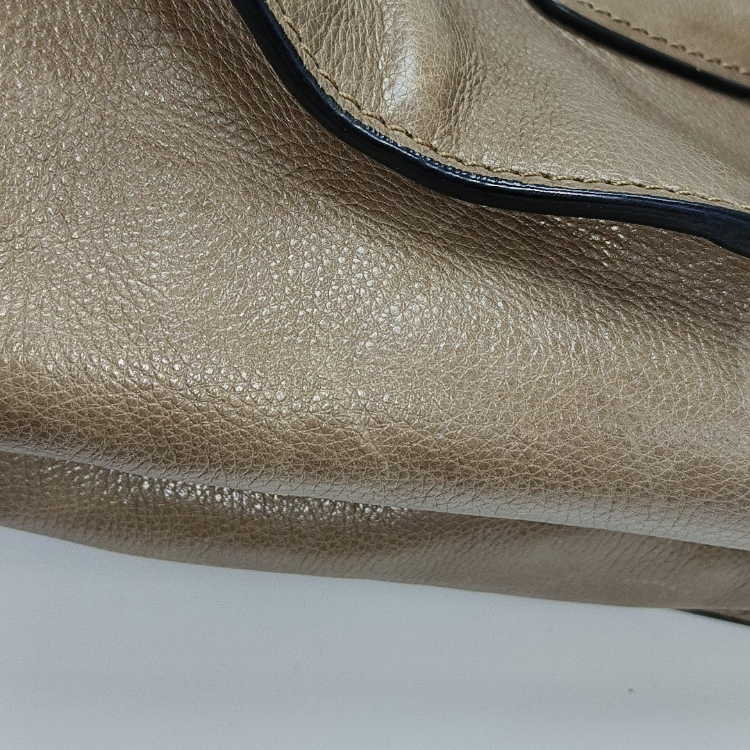 Calfskin Tote Bag Brown