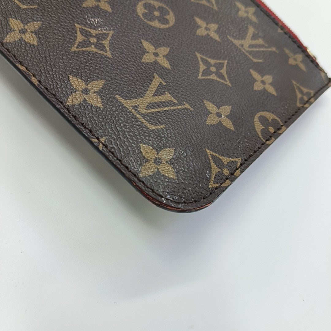 NEVERFULL MM Monogram Coated Canvas Brown
