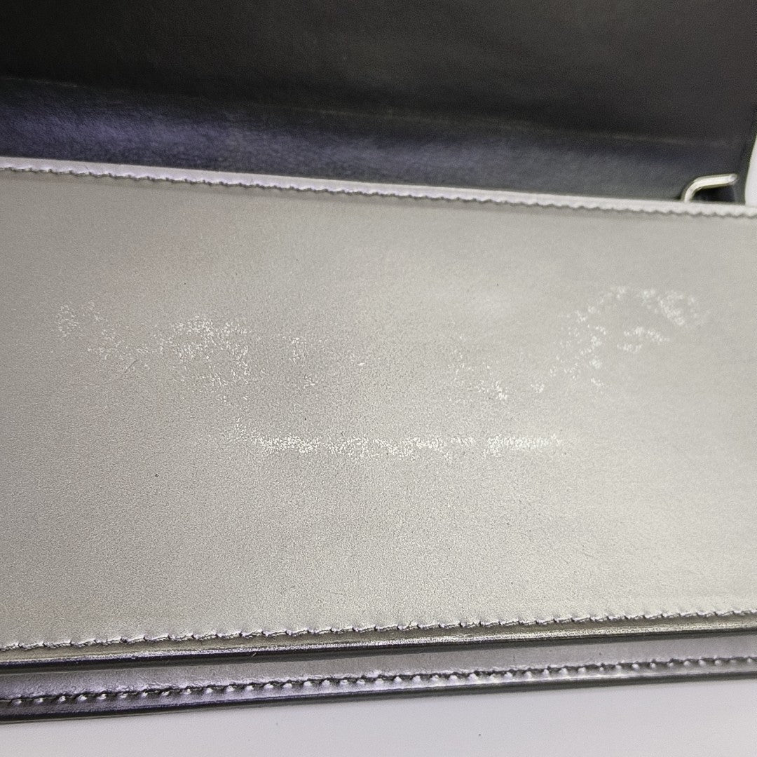 Cahier Saffiano Calfskin Silver