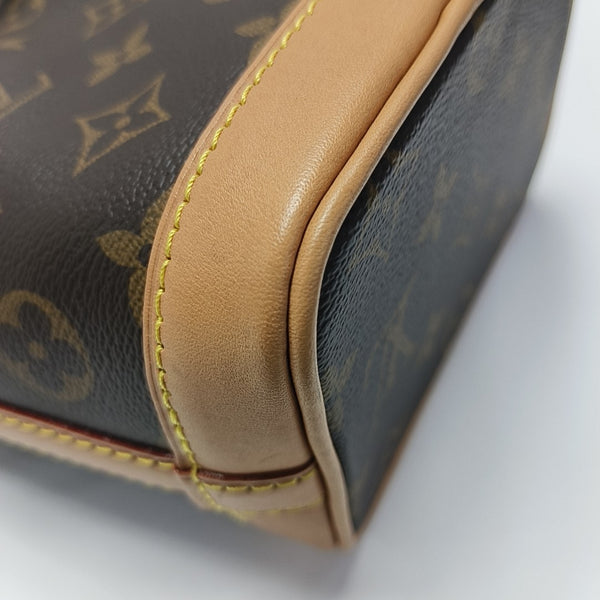 NOÉ Nano Monogram Coated Canvas Brown