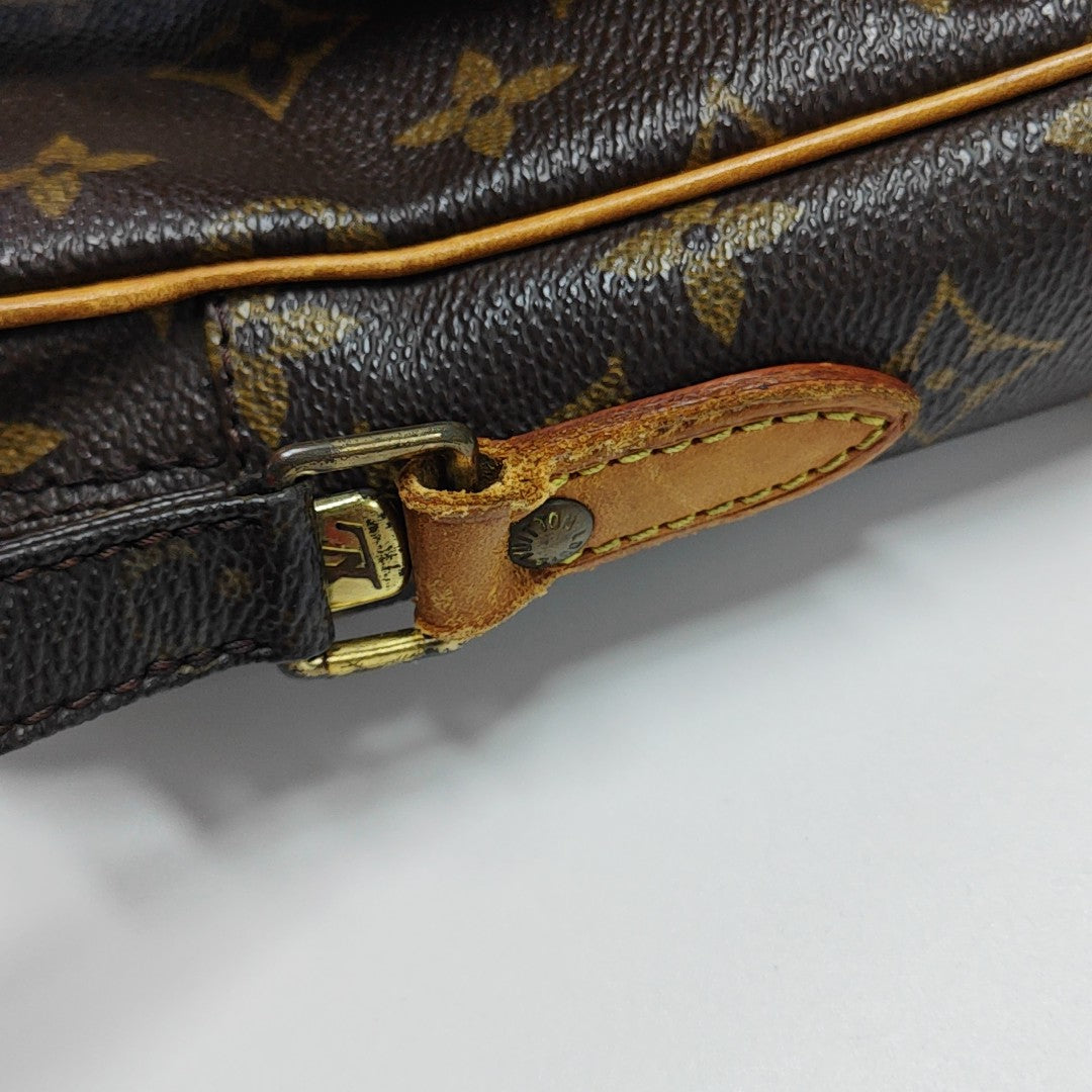 DANUBE Monogram Coated Canvas Brown