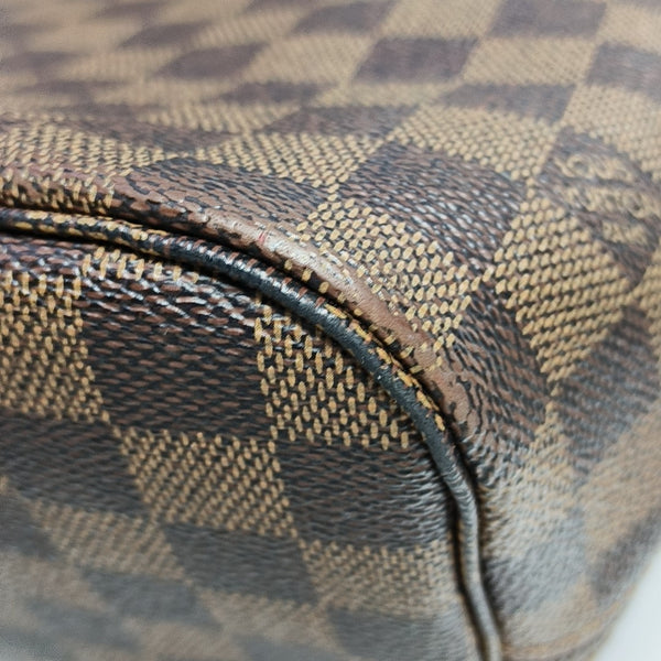 NEVERFULL MM Damier Ebene Coated Canvas Brown