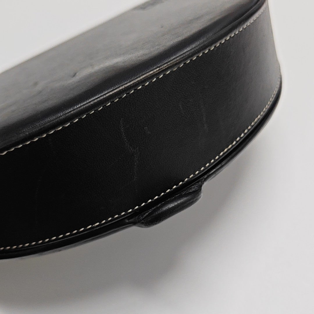 Heel Calfskin Black