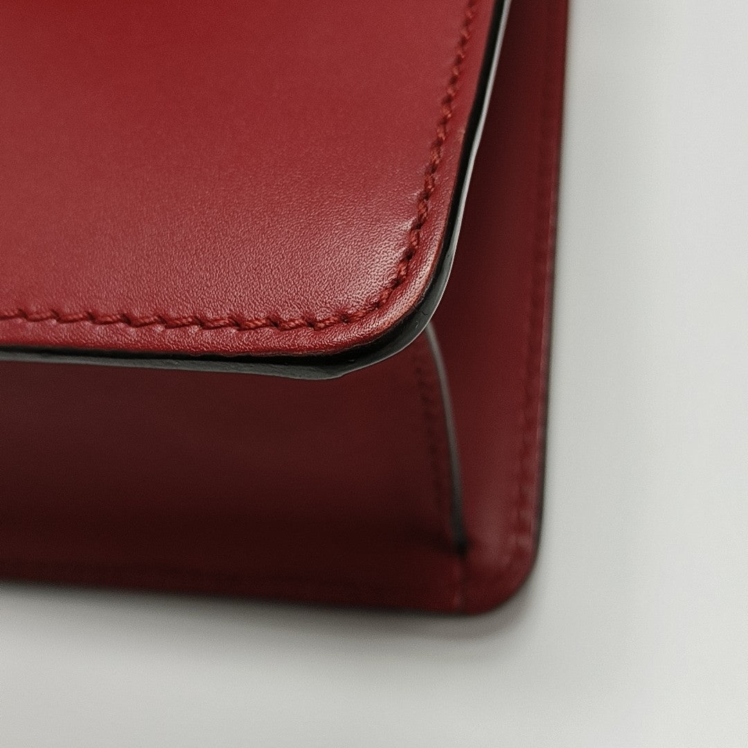Sylvie Mini Calfskin Red
