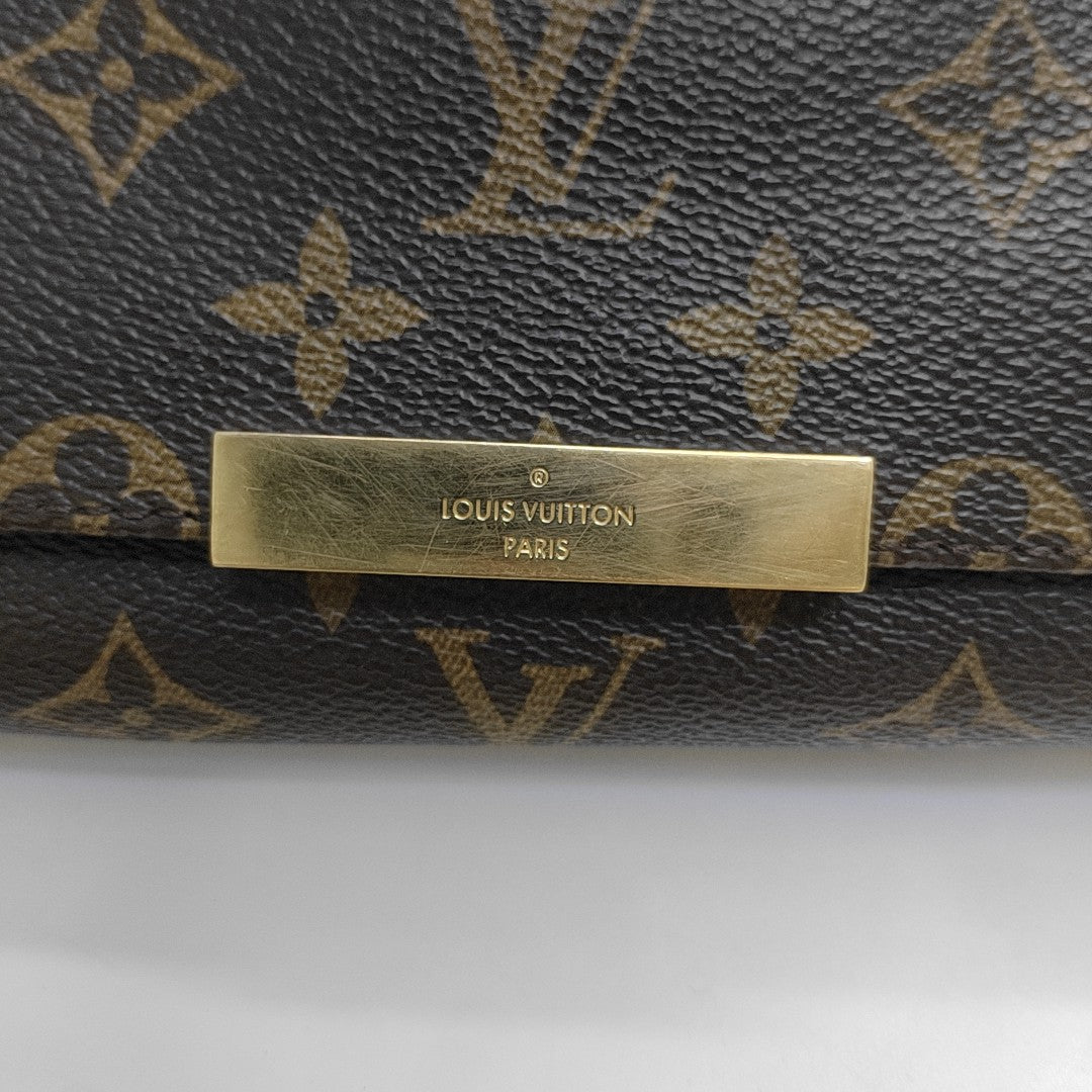 FAVORITE PM Monogram Coated Canvas Brown
