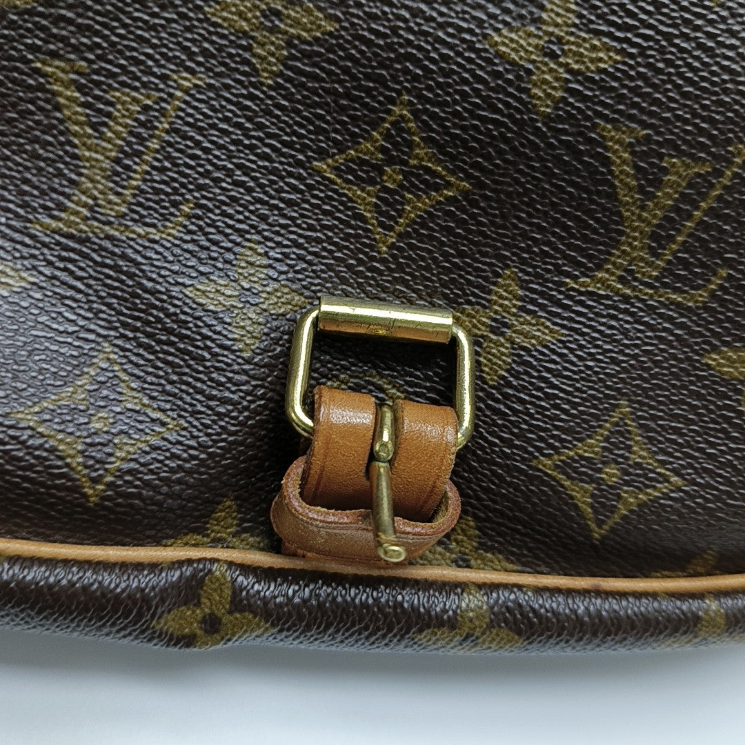 SAUMUR Monogram Coated Canvas Brown