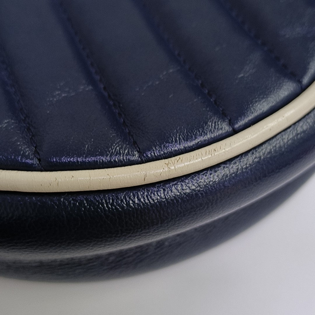 GG Marmont Mini Quilted Calfskin Blue