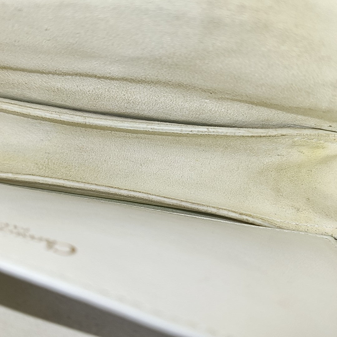 Calfskin Top Handle Bag White