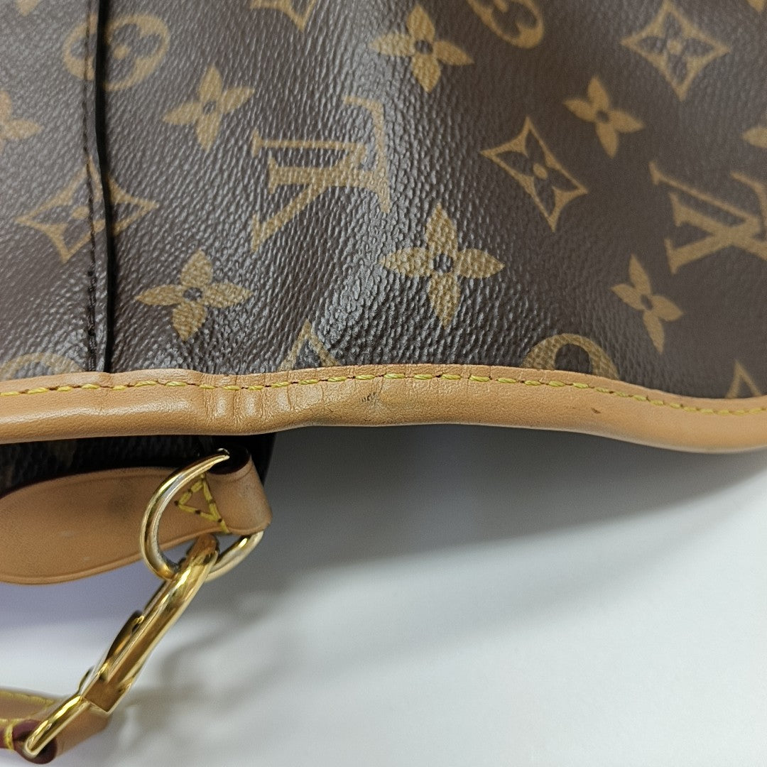 DIANE Monogram Coated Canvas Brown