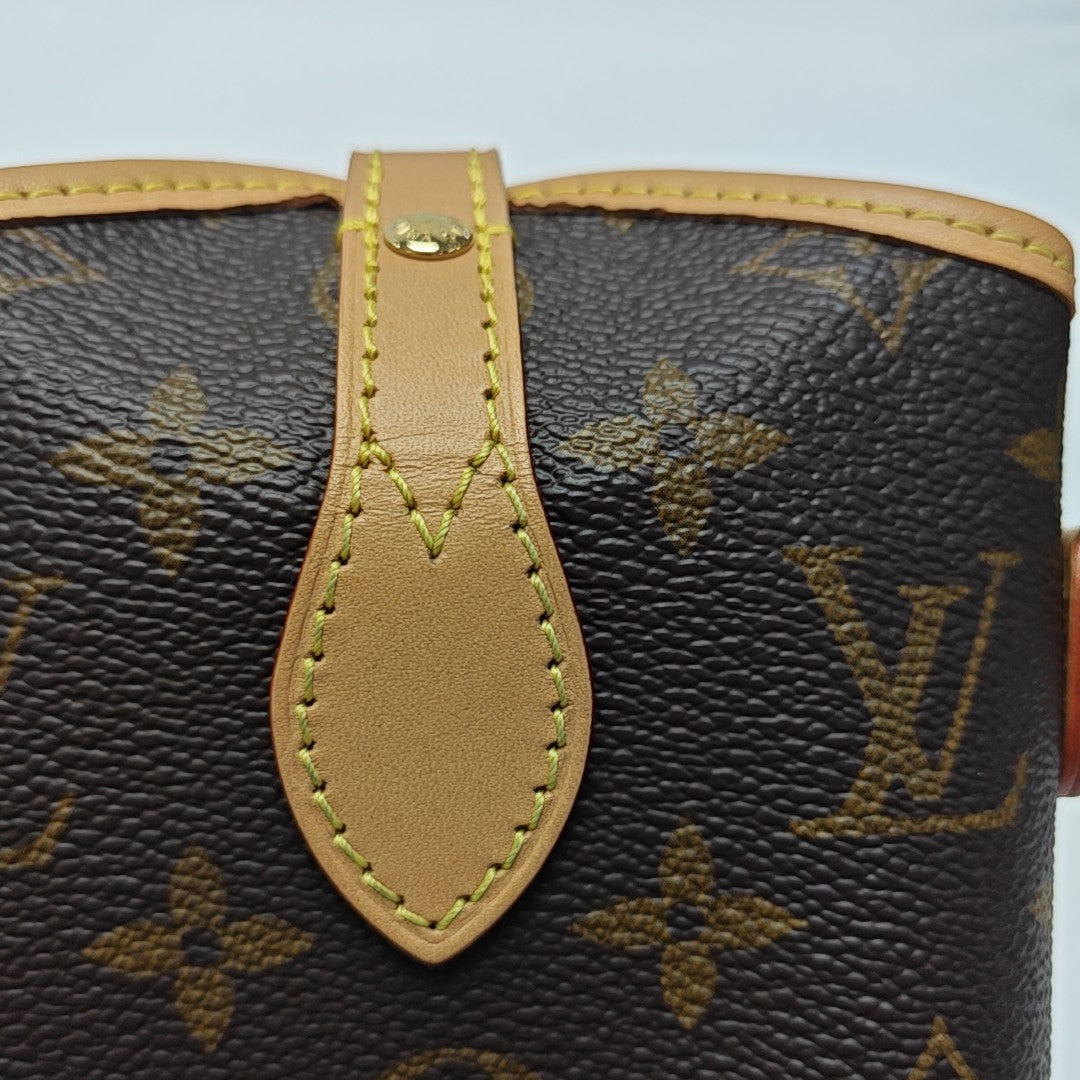 FOLD ME Monogram Coated Canvas Brown