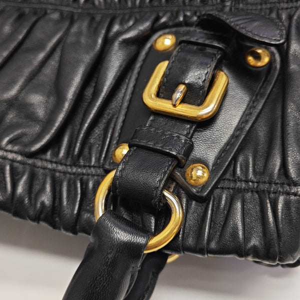 Gaufre Calfskin Black