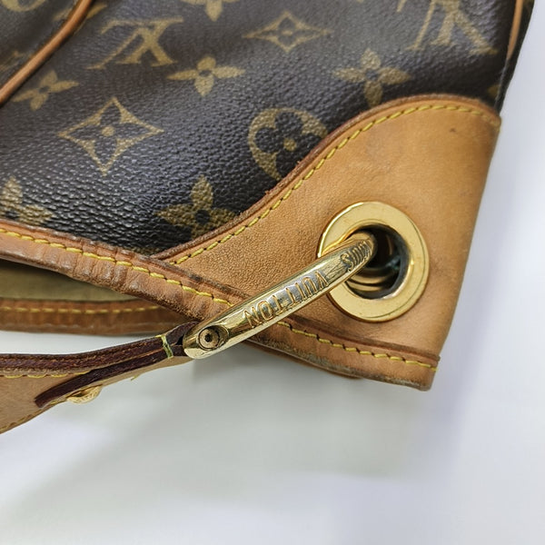 GALLIERA GM Monogram Coated Canvas Brown