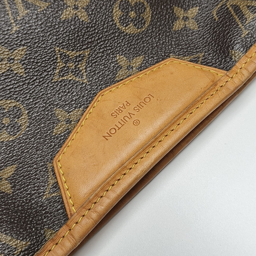 ESTRELA MM Monogram Coated Canvas Brown