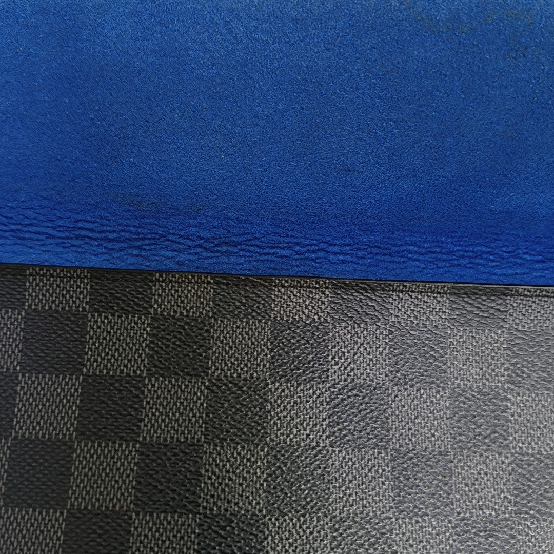 ALPHA Damier Graphite Coated Canvas Gray