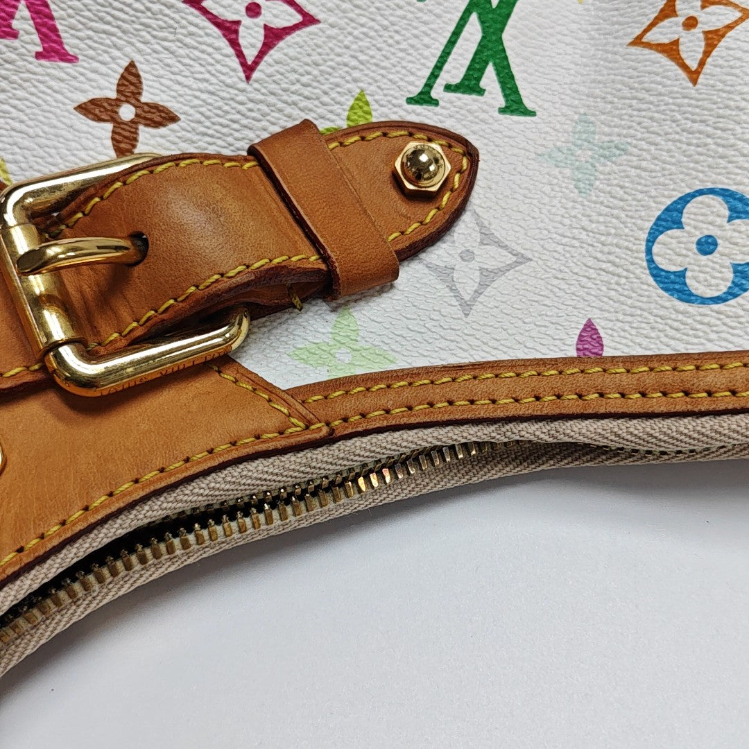 GRETA Monogram Coated Canvas White