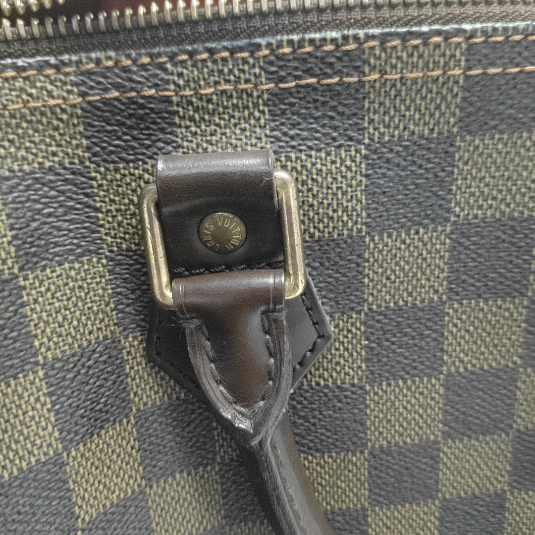 SPEEDY 25 Damier Ebene Coated Canvas Brown