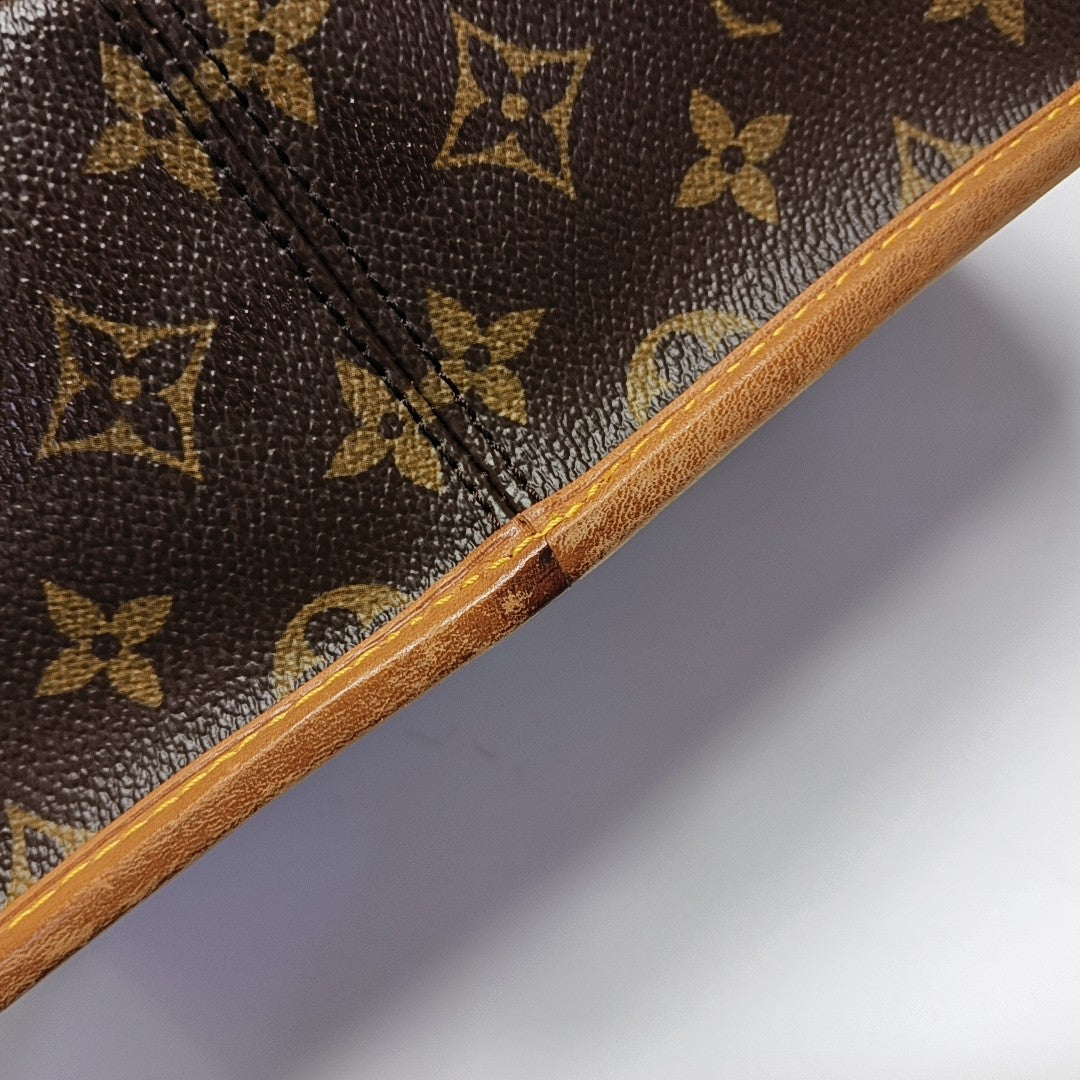 SOLOGNE PM Monogram Coated Canvas Brown