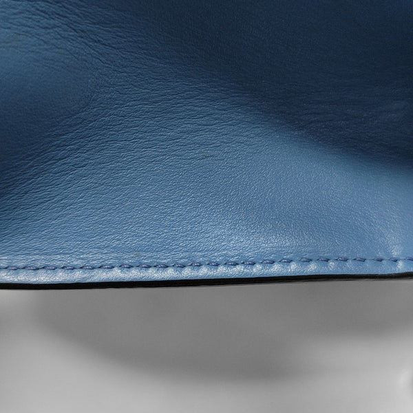 Calfskin Shoulder Bag Blue