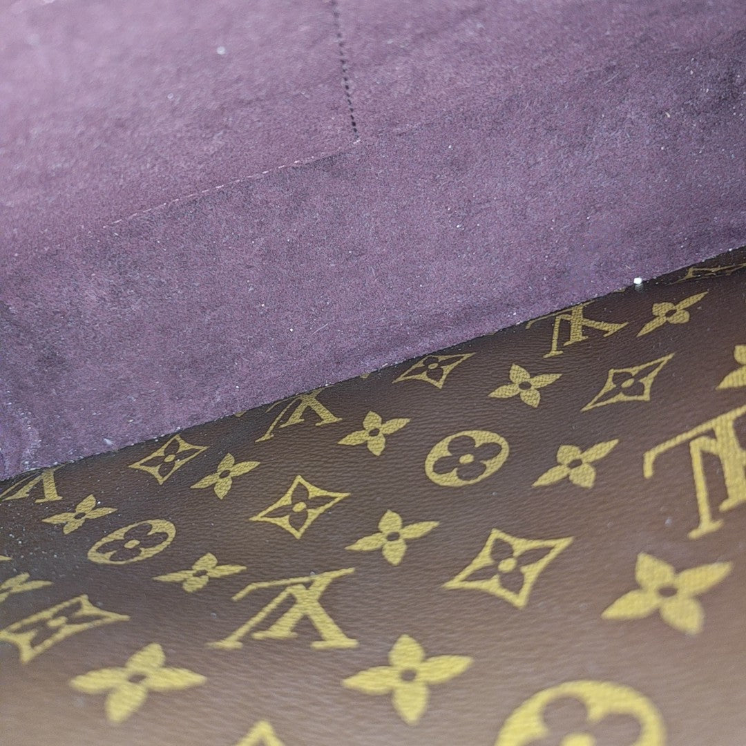 MONTAIGNE Monogram Coated Canvas Brown