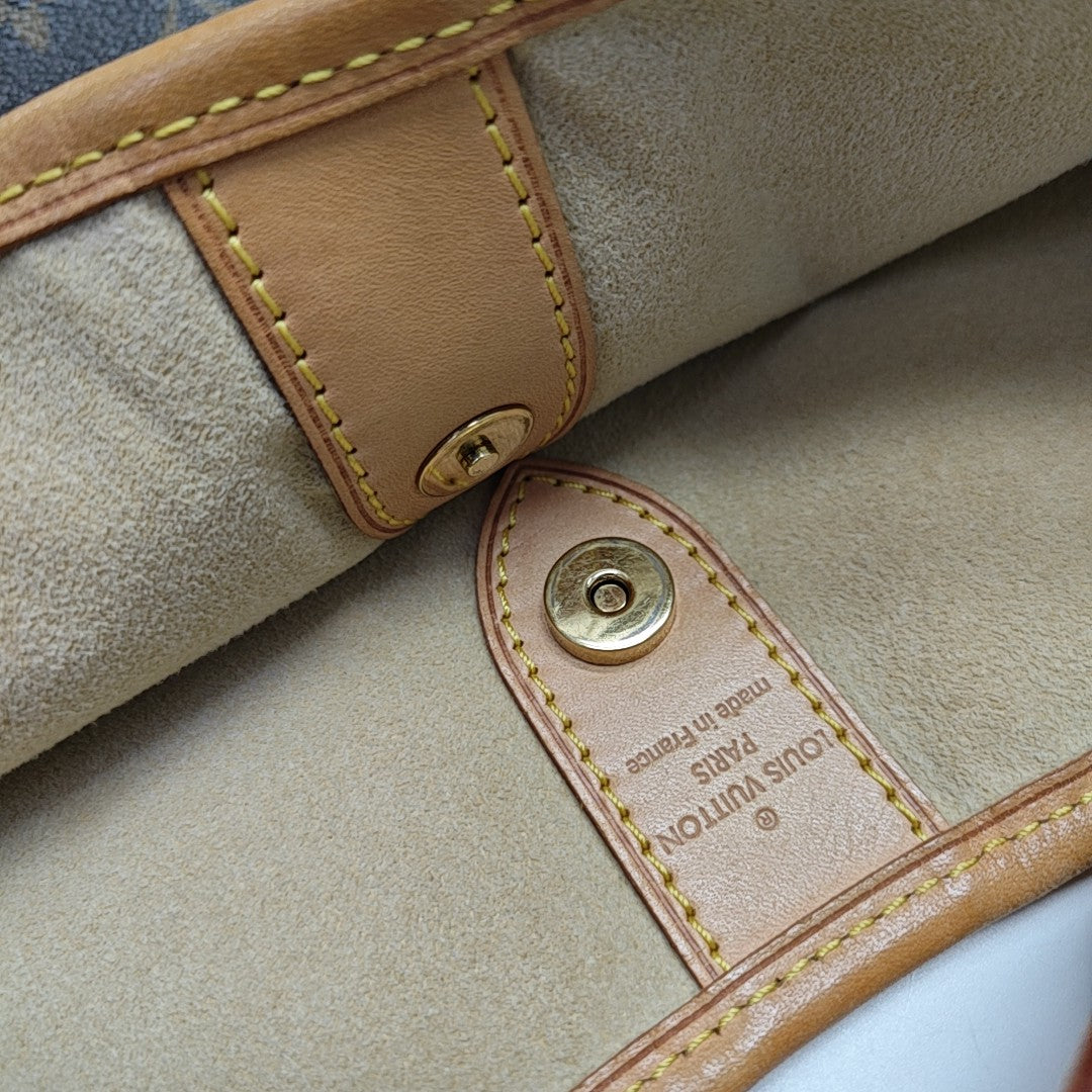 GALLIERA GM Monogram Coated Canvas Brown