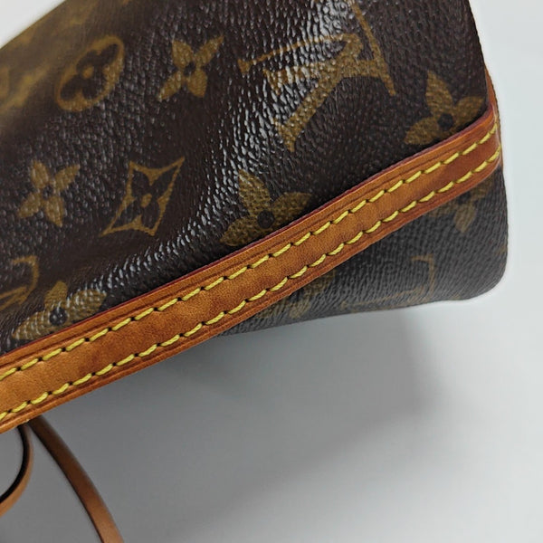 NÉONOÉ Nano Monogram Coated Canvas Brown