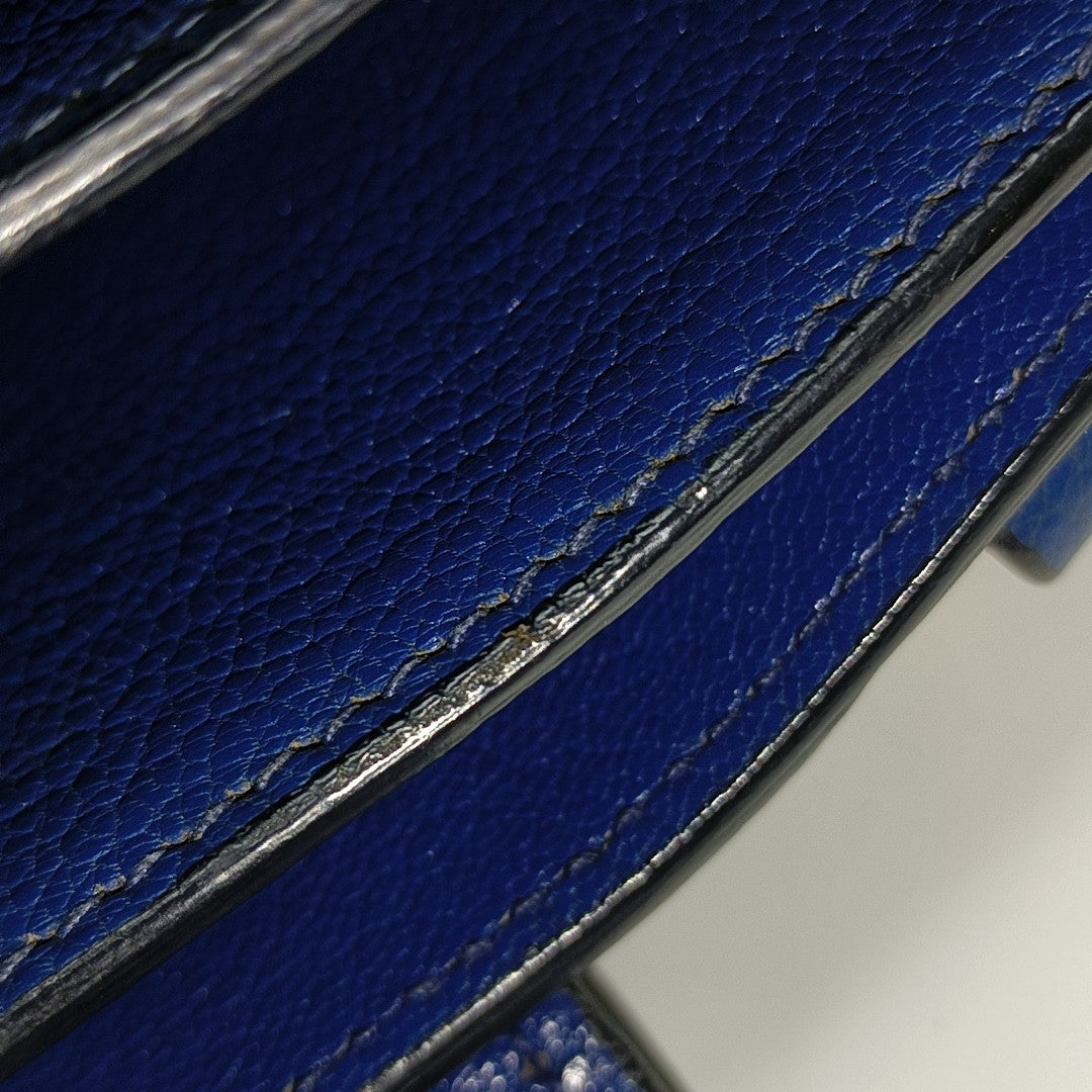 Calfskin Tote Bag Blue