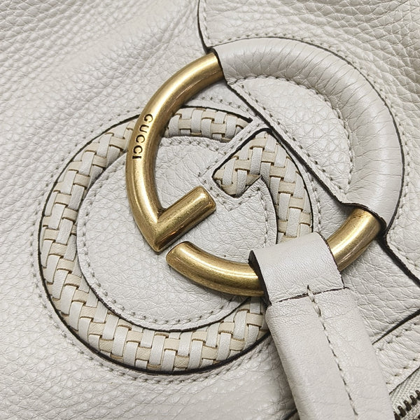 Calfskin Shoulder Bag White