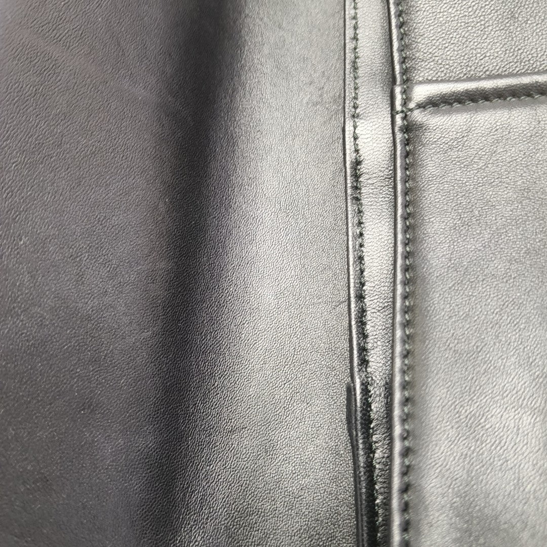 Miu Confidential Quilted Lambskin Black