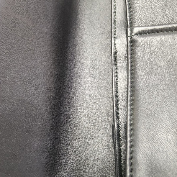 Miu Confidential Quilted Lambskin Black