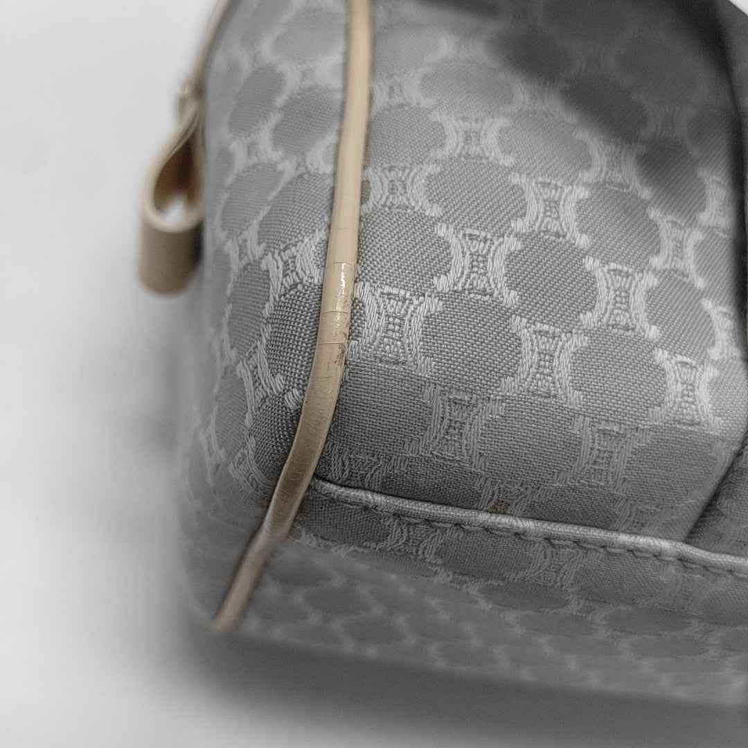 Canvas Top Handle Bag Blue