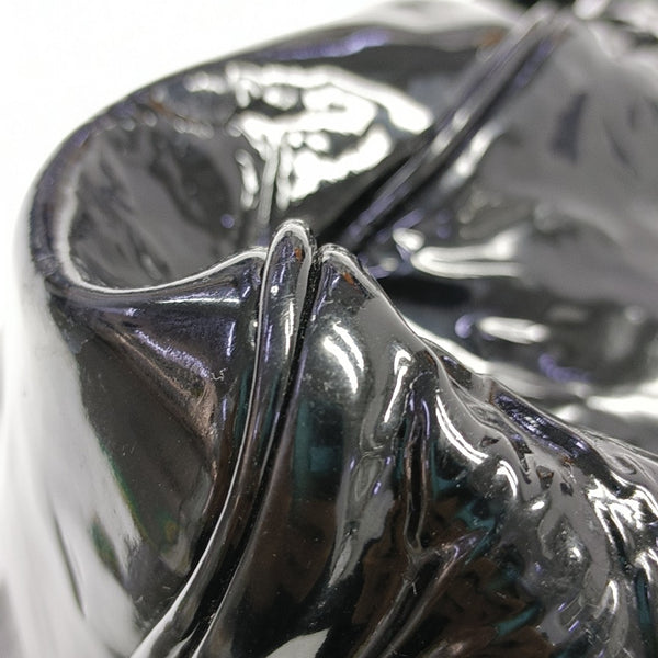 Bow Patent Leather Black