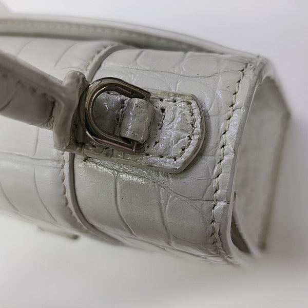 Hourglass XS Calfskin White