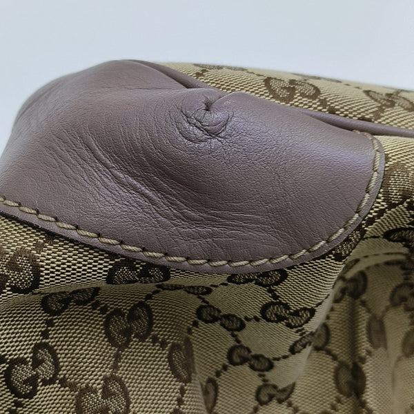Sukey Monogram Canvas Beige