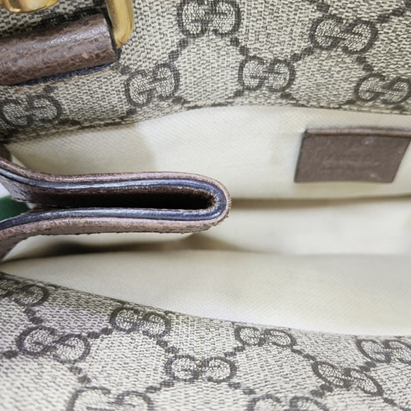 Neo Vintage Small Monogram Coated Canvas Beige