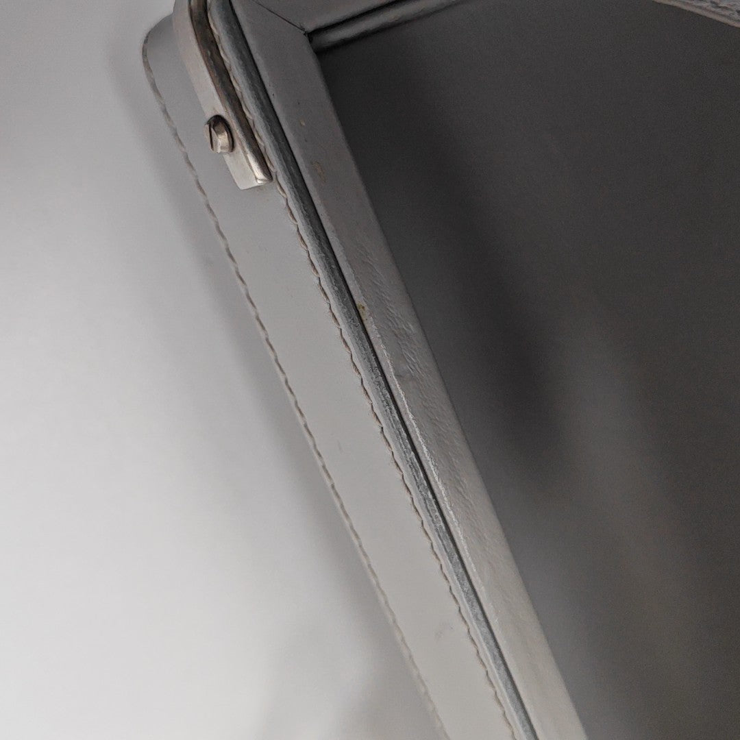 Lock Oblique Coated Canvas Gray