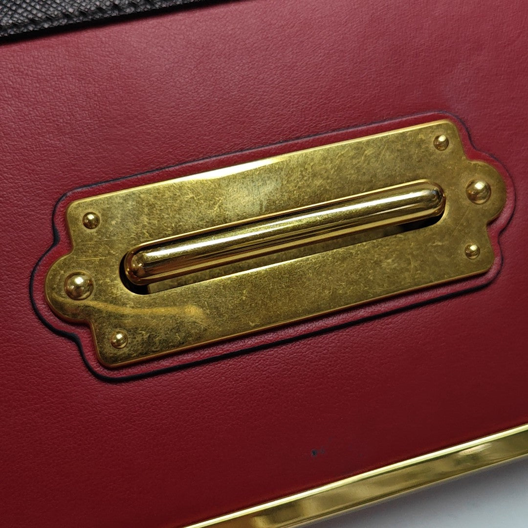 Cahier Saffiano Calfskin Red