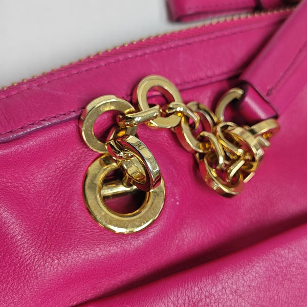 Calfskin Shoulder Bag Red