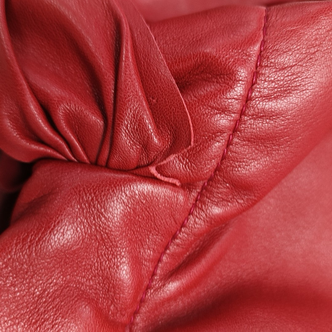 Calfskin Tote Bag Red