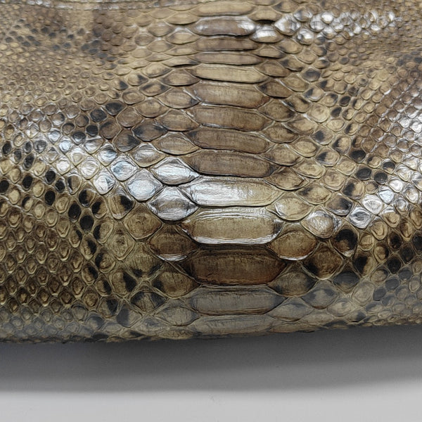 Python Shoulder Bag Brown