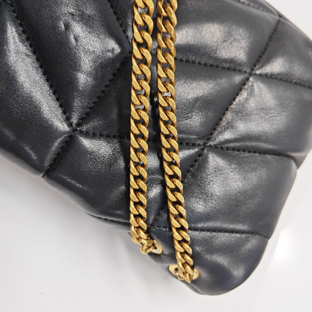 PUFFER Quilted Lambskin Black