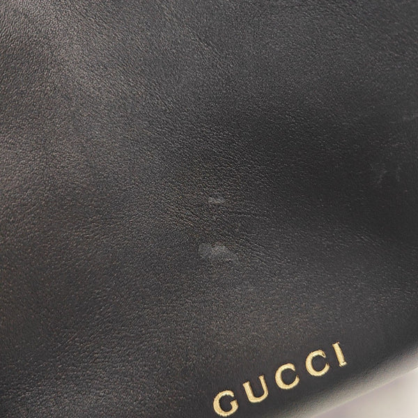 GG Emblem Mini Calfskin Black