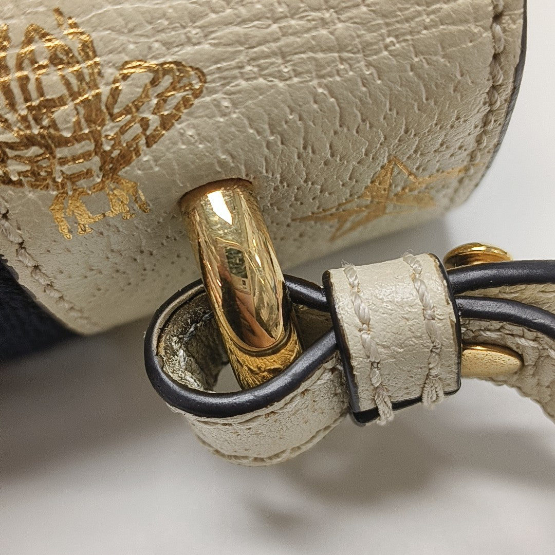 Sylvie Mini Calfskin White