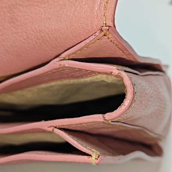 Calfskin Shoulder Bag Pink