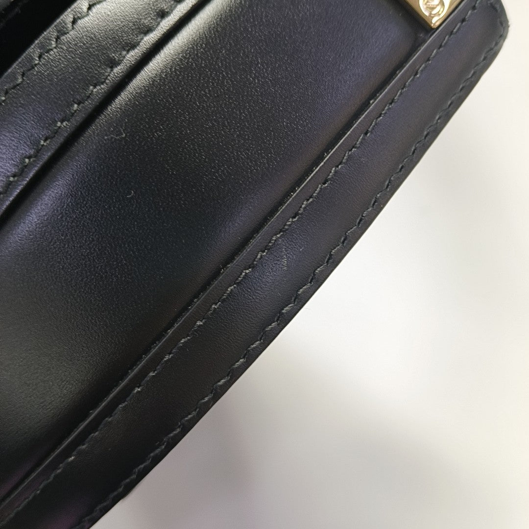 Olympia Small Calfskin Black