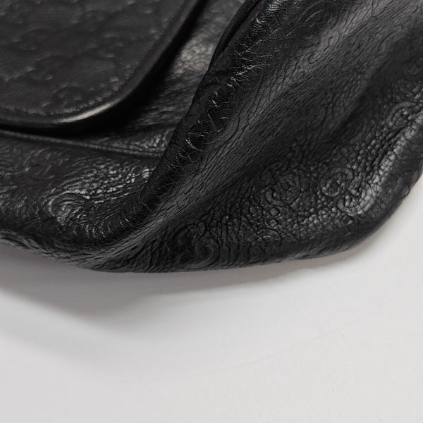 Ligne Shima Monogram Calfskin Black