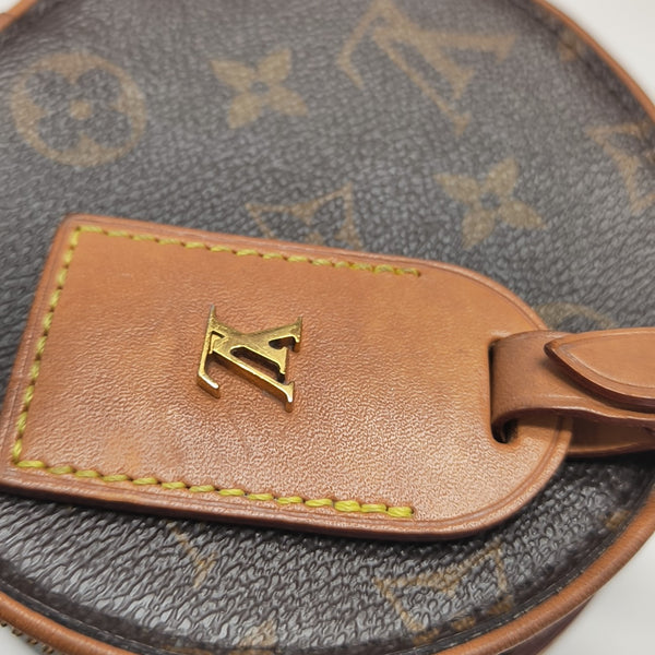 BOITE CHAPEAU Mini Monogram Coated Canvas Brown