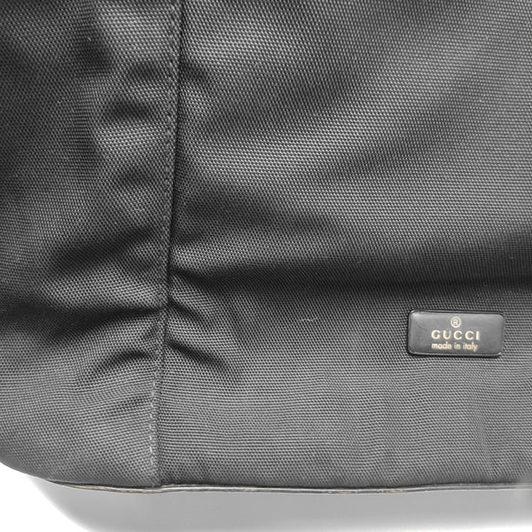 Fabric Top Handle Bag Black