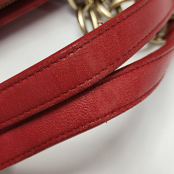 Dior Soft Cannage Lambskin Red