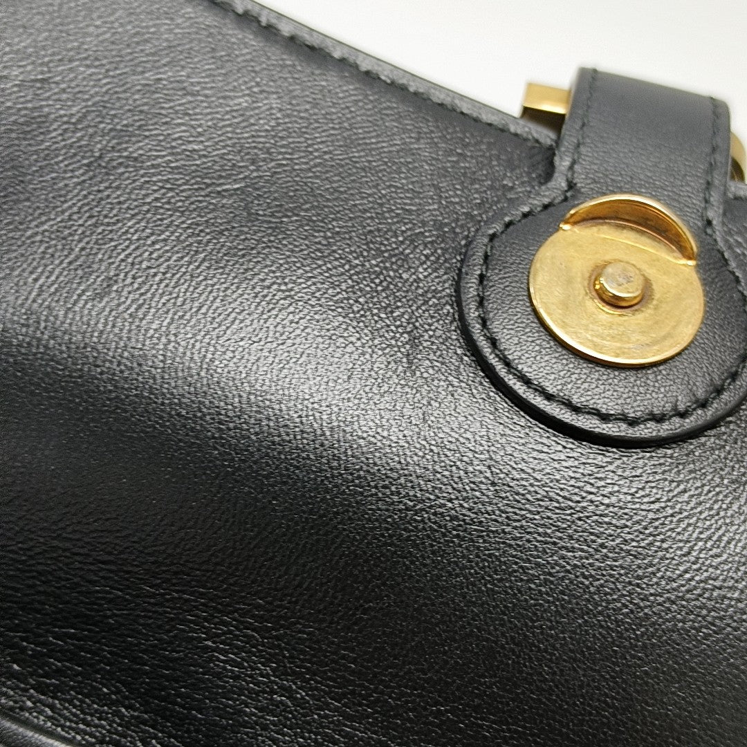 Downtown Small Calfskin Black