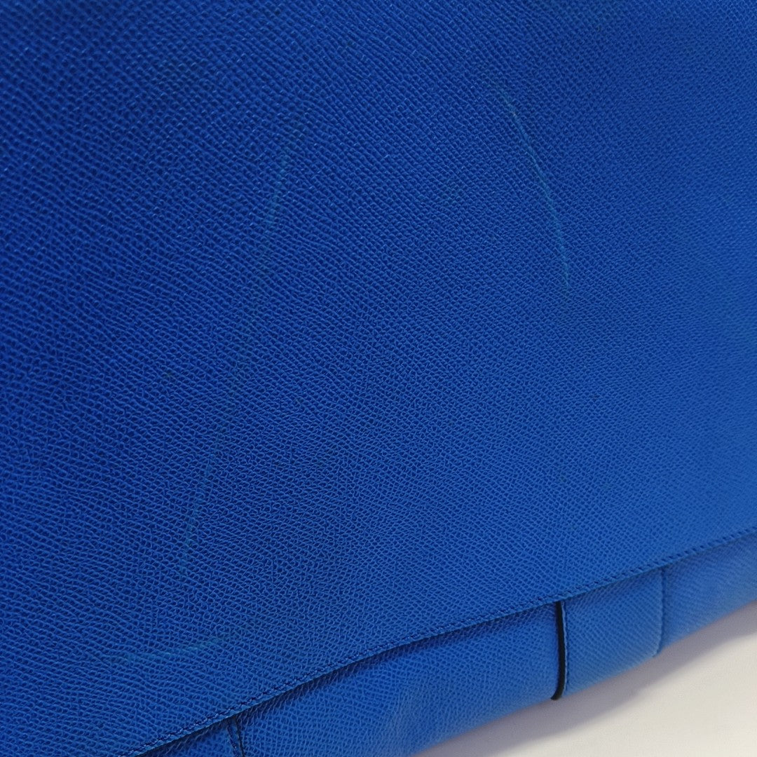 Calfskin Shoulder Bag Blue